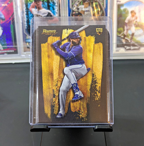 Topps 2024 Bowman's Best Junior Caminero Strokes of Gold SG-15 RC Rays