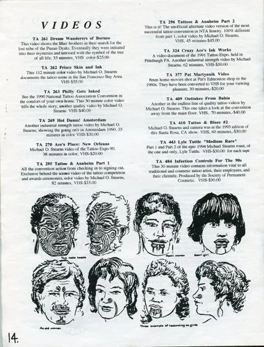 vintage original chicago tatts ralph johnstone tattoo flash archive catalog 20pg image 5
