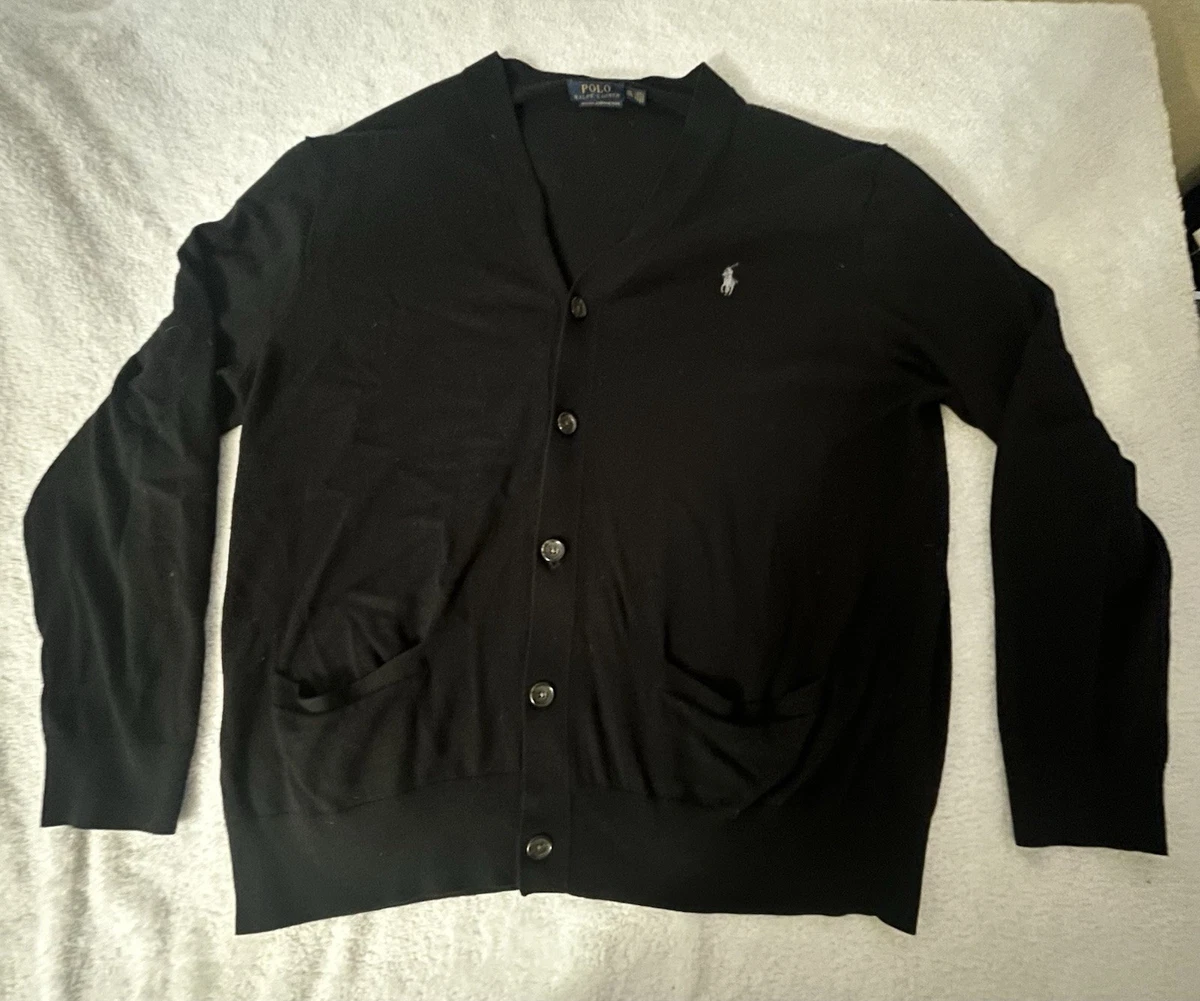 Polo Ralph Lauren Black Cardigan Sweaters for Men for sale | eBay