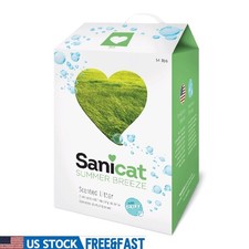 Scented Cat Litter Clumping Fresh Grass Wyoming Bentonite Hypoallergenic 14lb US