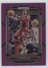 2023-24 Panini Prizm Draft Picks Purple Prizm 72/75 Trae Young #54 lz7