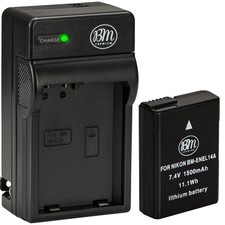 BM EN-EL14a Battery Charger for Nikon D5100, D5200, D5300, D5500, D5600 DSLR
