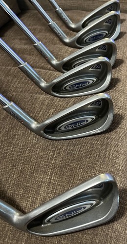 Ping G5 Iron Set 5,6,7,8,9,W Red Dot Stiff Steel RH - Picture 2 of 14