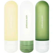 INUSO Refillable Silicone Travel Size Containers – 1.7 fl.oz (50ml), TSA A