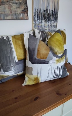 3 New, Handmade Cushion Covers In Harlequin Kanjiro Fabric 45cm