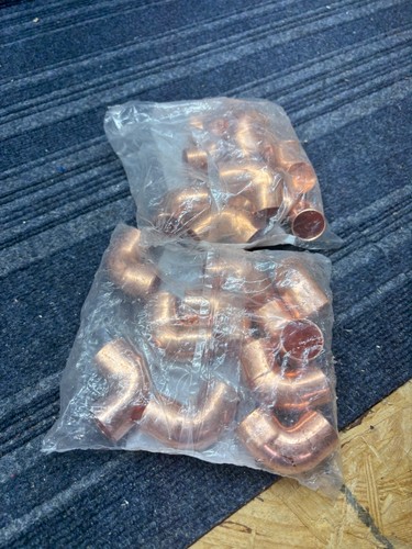 60 Everbilt Copper Elbow 3/4 in x 3/4 in 90 Degree Cup Elbow Fitting C607 (Q4)