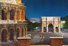 13236 Cartolina Roma (RM) Arco di Costantino 1970