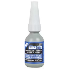 Vibra-Tite 12110 Threadlocker, Vibra-Tite 121, Blue, Medium Strength, Liquid,