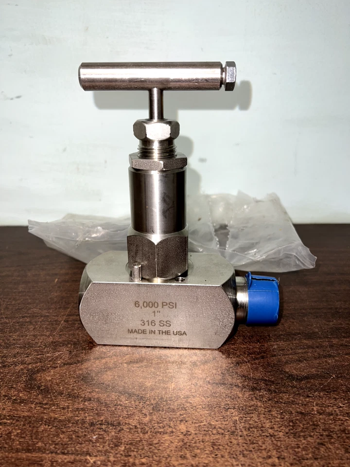 DRAGON Z10P551514353D01/18 1" 316 SS STAINLESS STEEL NEEDLE VALVE NEW 6000 PSI - Image 2 of 4