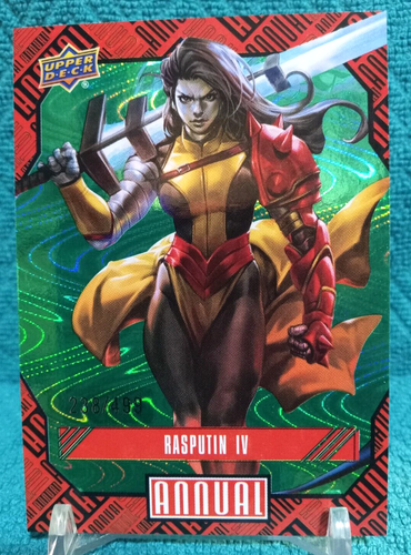 2023-24 Upper Deck Marvel Annual RASPUTIN I Green Wave 238/499 #67