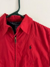 Polo Ralph Lauren Youth Boys Size 4 Red Harrington Jacket