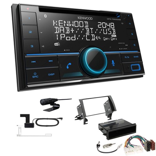 Kenwood 2-DIN Autoradio Bluetooth DAB+ für Toyota Camry 2001-2006 schwarz - Bild 1 von 5