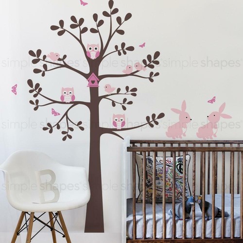Tree Wall Decal with Animals - Bild 3 von 16