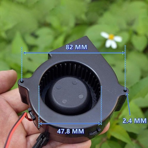 Mini 7530 Brushless Fan DC 6V-15V Centrifugal Worm Gear Fan Humidifier Blower - Picture 2 of 6