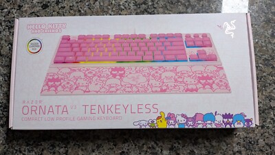 Razer Ornata V3 Tenkeyless Hello Kitty Compact Low Profile Gaming