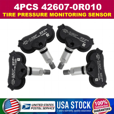4x Tire Pressure Sensor TPMS For Toyota Highlander RAV4 13-20 315Mhz 42607-0R010