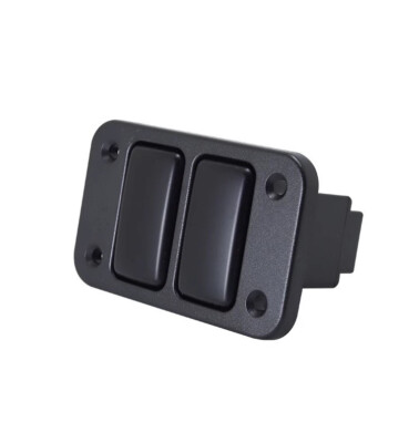 2-Gang Rocker Switch Panel Latching Push Button For Toyota Tundra