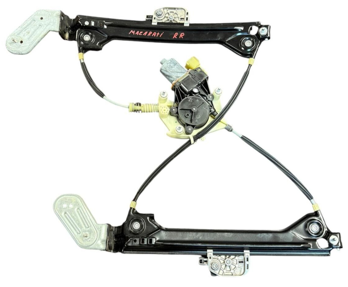2014-2020 MASERATI QUATTROPORTE REAR RIGHT PASSENGER DOOR WINDOW REGULATOR OEM