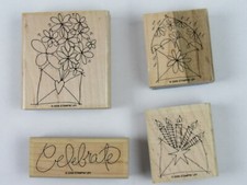 Stampin' Up 4 Bouquet Stamps