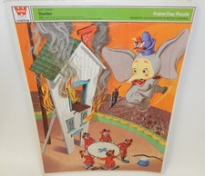 Vintage Whitmans Walt Disney Tray Puzzle - Dumbo the Elephant