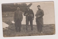 ★ Photo WWI Camp Poilus 32e Régiment Fusil Tente Militaire Rare
