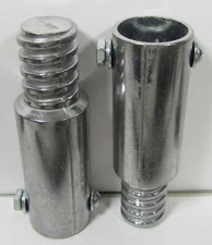 2pc Metal Threaded Tips For 3/4" (.75") Wood Poles. (Buy 3 Get 1 Free)  C