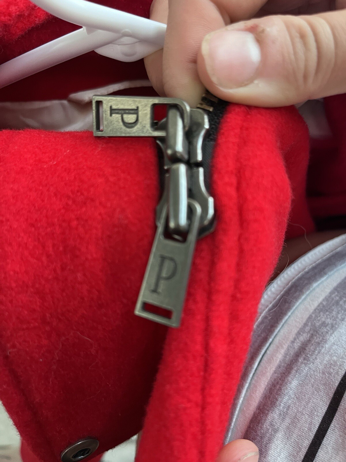 Pendleton Red Wool Blend Classic Lined Full Zip W… - image 3