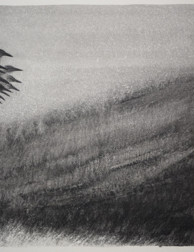 Man offering food to Birds. Mixed media by listed artist Raymond Booth, c1975 - Picture 8 of 11