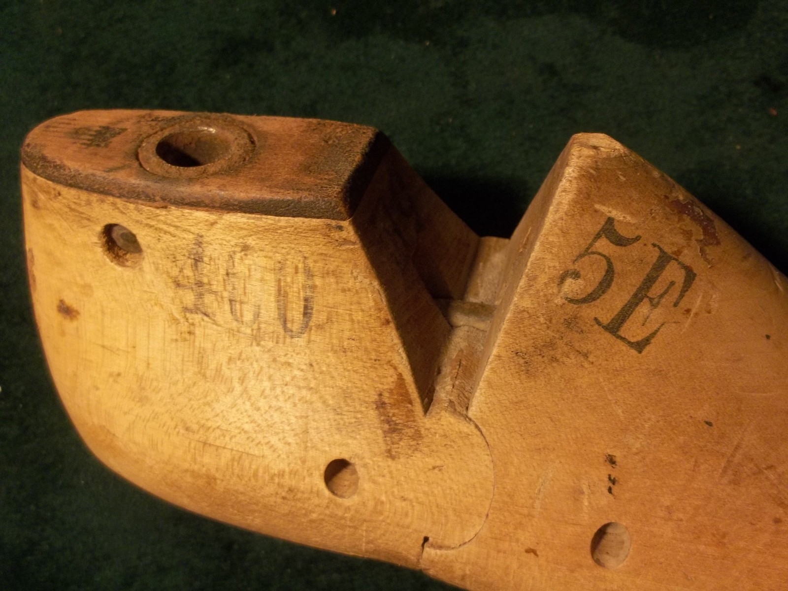 Pair Vintage Wood Size 5 E TW Gardiner 400 Shoe Factory Last C11 eBay