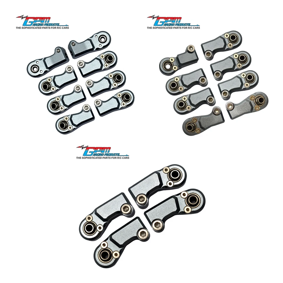 Aluminum front+rear +steering tie rod ball end AXIAL 1/6 SCX6 JEEP JLU WRANGLER - Image 3 of 4