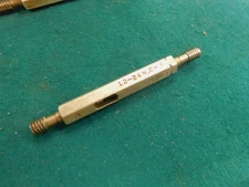Pratt & Whitney USA Go and No Go Thread Plug Gage Set 12-24 NC-3