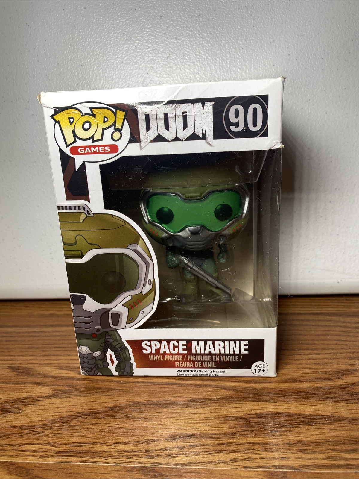 Funko Pop Juegos: Doom-Espacio Marina Verde 90-Nuevo)