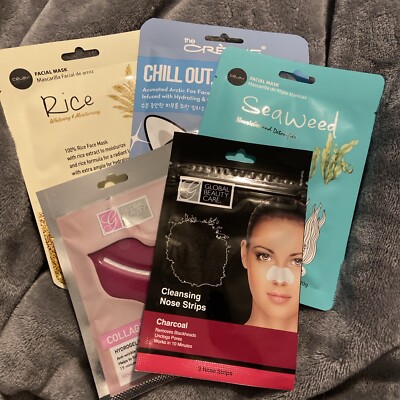 Facial Masks Lot Of 5 Individually Packaged