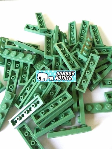 Lego 1x4 Plate Plates Building Parts U-pic Colors 3710 NEW X20 white black red - Picture 3 of 29