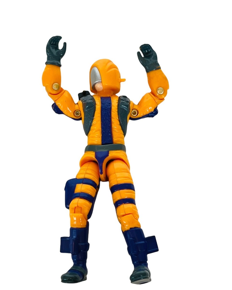 Gi Joe Cobra action figure Hasbro military 1989 Heat Viper Yellow