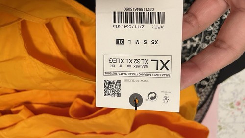 Zara Golden Yellow/ Orange Poplin Midi Dress W/ Corset Style Bodice- Size L- New - Picture 11 of 14