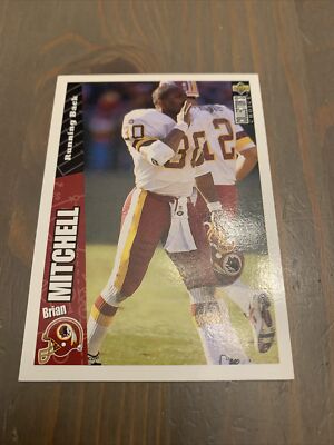 1996 Collector's Choice Football Card #227 Brian Mitchell