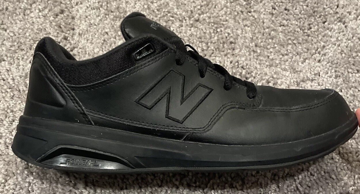 SAOLA New Balance Uomo Taglia 9.5 D 813 Scarpe da Passeggio Stringate Nero Nero MW813BK