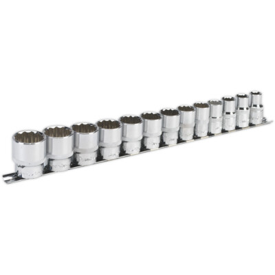 13er Pack Steckschlüsselsatz - 1/2'' Imperial Vierkantantrieb - 12 Punkt Steckschlüssel HOHES DREHMOMENT