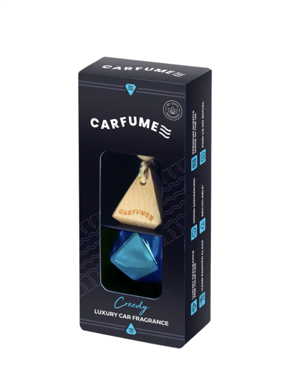 Car Fume Diffuser Air Freshener Creedy Hanging Odour Eliminator For Car Home