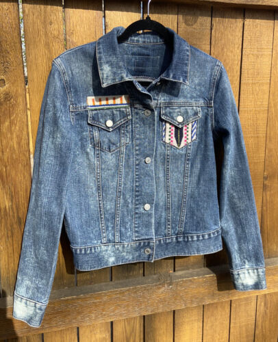 Custom Gap denim jacket with Pendleton wool - image 1