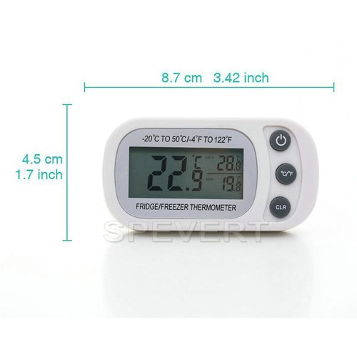 Waterproof Digital LCD Fridge Thermometer Digital Thermomètre de réfrigérateur - Foto 10 di 22
