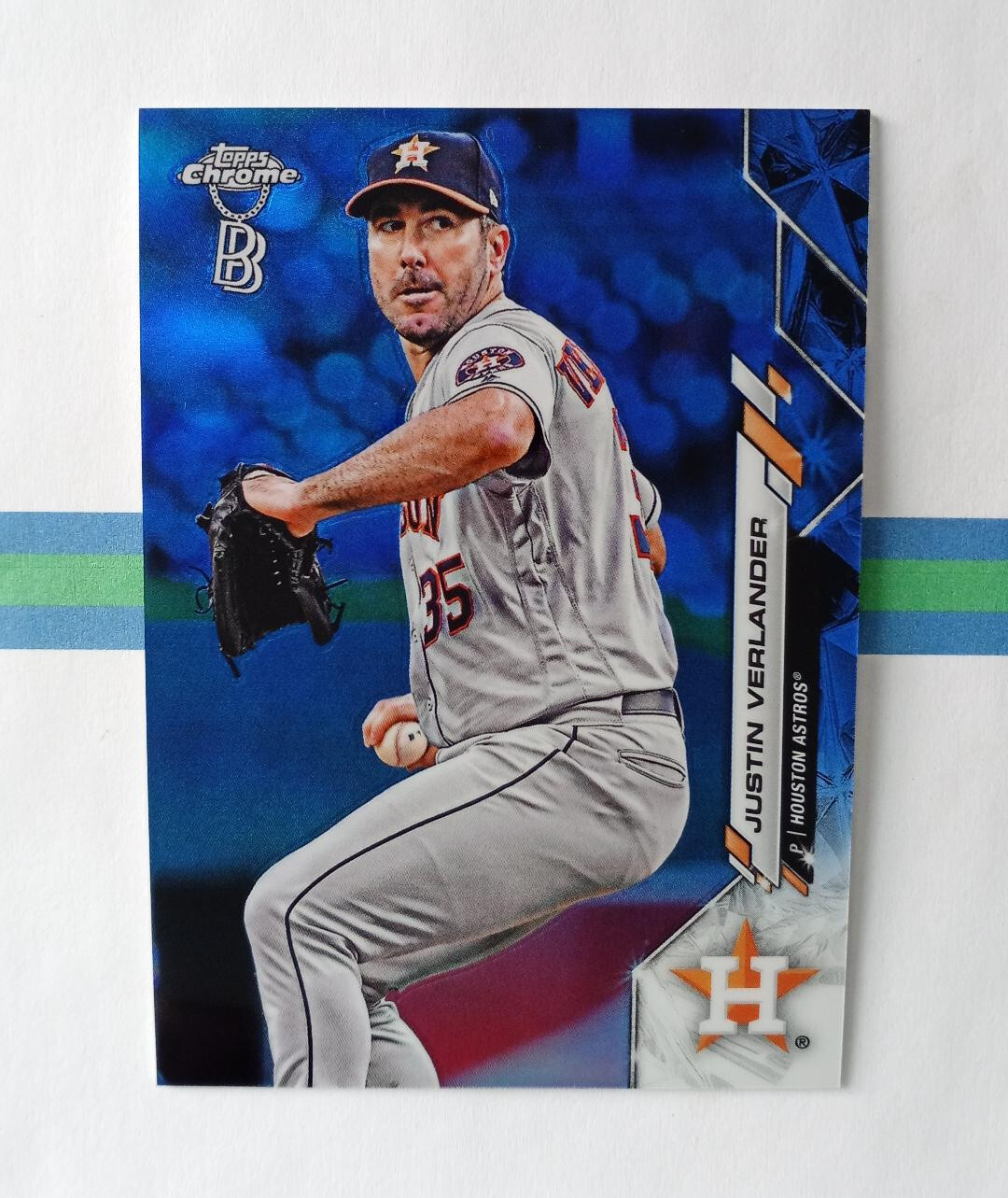 2020 Topps Chrome Ben Baller Edition - Justin Verlander #164 Blue ...
