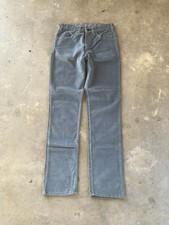 Vintage 1980s Levi  s Corduroy Grey Pants Trousers 30x33