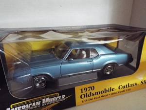 18 Oldsmobile Cutlass Bleu 1 1970 Ertl Sx Coupé Métal avagqZw