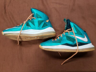 Nike Lebron X 10 541100-302 Miami Dolphins Atomic Teal Mens  display picture 3