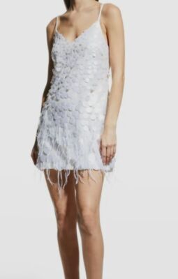 ramy brook silver sequin dress Ramy Brook Ellie Sequined Gown