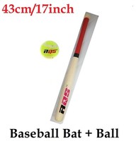Aqs Wooden Bat With Soft Tennis Ball Light Weight Baseball Kid Game Fun 43cm Set Aqs Wooden Bat With Soft Tennis Ball Light Weight Baseball Kid Game Fun 43cm Set