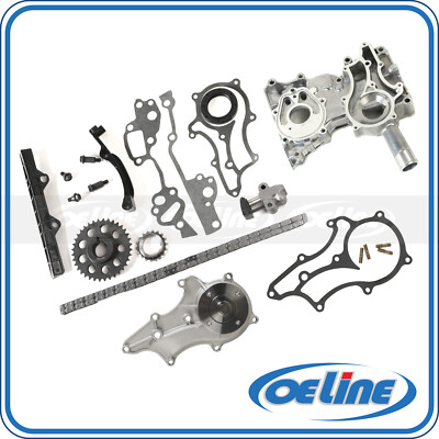 Timing Chain Cover+Oil Pump Kit Fits 85-95 Toyota Pickup 4Runner - Foto 4