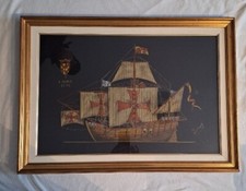 Quadro dipinto a graffito su ottone, dal pittore Giovanni Esposito S.Maria 1492